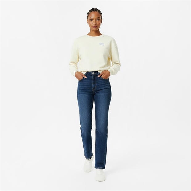 Vintage White - Jack Wills - Women's Crew Neck Sweatshirt
