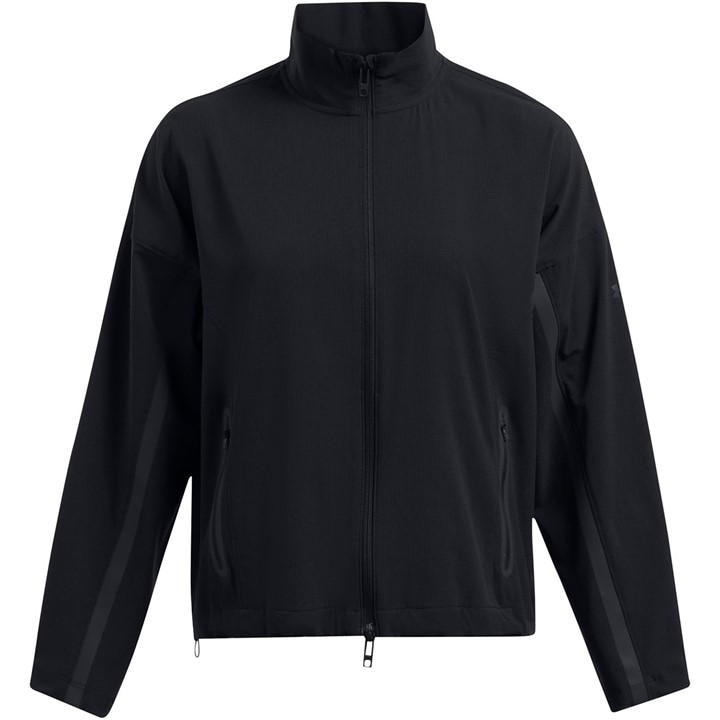 Under Armour Women's Black Vented Unstoppable Tracksuit Top in Size 10, Sports Direct