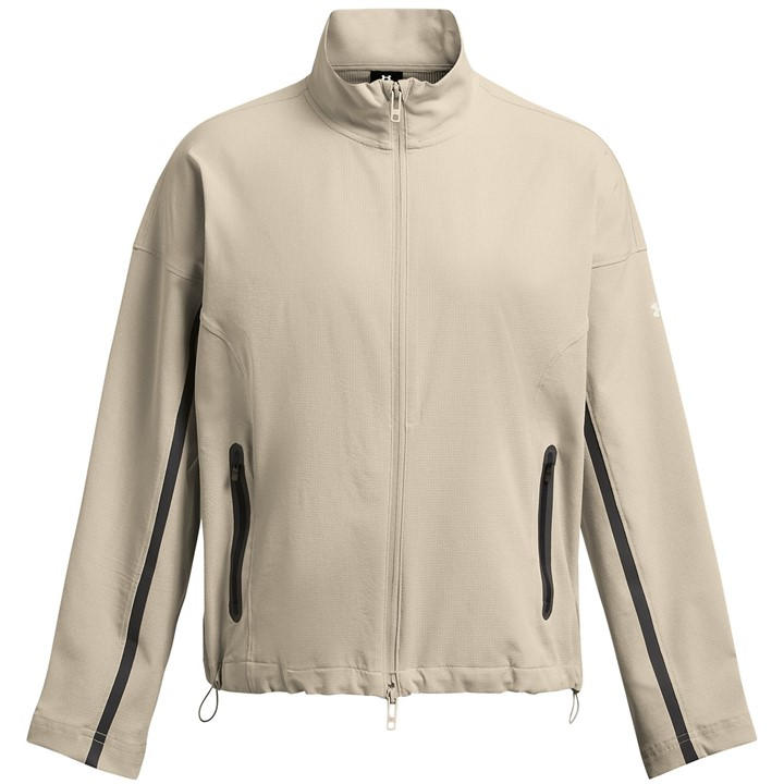 Under Armour Women's Brown Vented Unstoppable Tracksuit Top in Size 14, Sports Direct