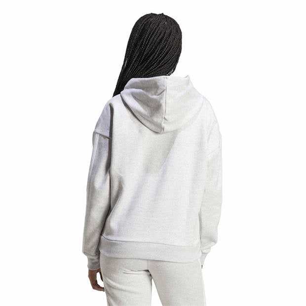 Grey - adidas - Essentials 3-Stripes Fleece Hoodie