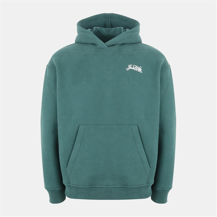 Jack Wills Women's Green Jw Script Hoodie in Size 14, Sports Direct