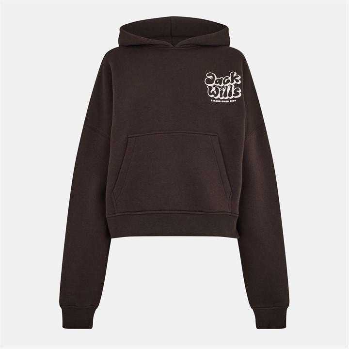 Jack Wills Women's Brown Jw Bubble Hoodie in Size 8, Sports Direct