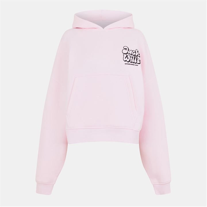 Jack Wills Women's Pink Jw Bubble Hoodie in Size 10, Sports Direct