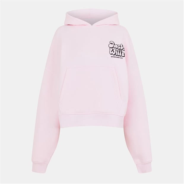 Pink - Jack Wills - Women's JW Bubble Hoodie