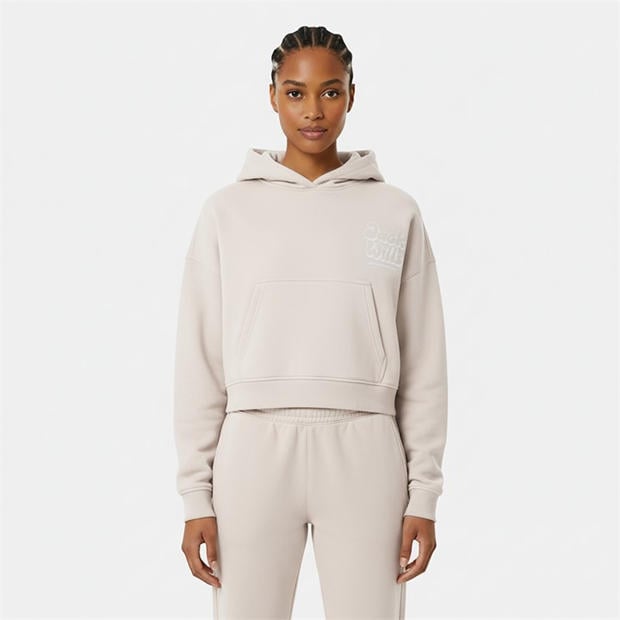 Cream - Jack Wills - Women's JW Bubble Hoodie