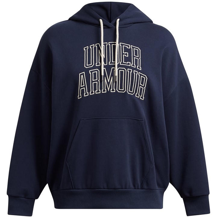 Under Armour Women's Blue Icon Heavyweight Oversized Hoodie in Size 8, Sports Direct