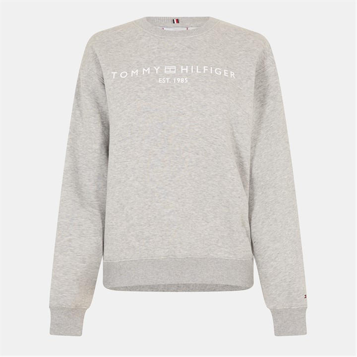 Tommy Hilfiger Women's Grey Pullover Sweatshirt in Size 16, Sports Direct