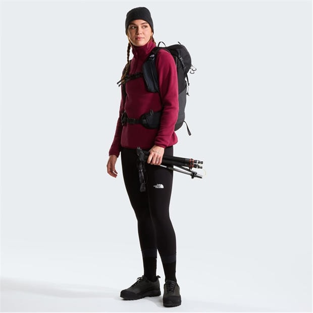 Burgundy Crush - The North Face - 100 Glacier 1/4 Zip Fleece Womens