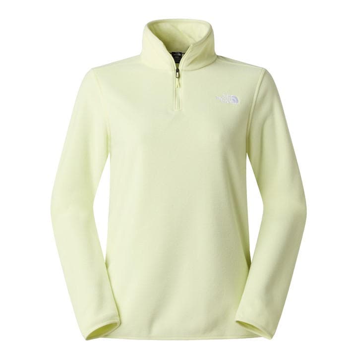 The North Face Women's Yellow 100 Glacier 1/4 Zip Fleece in Size 16, Sports Direct