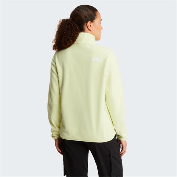 Lemon Mist - The North Face - 100 Glacier 1/4 Zip Fleece Womens