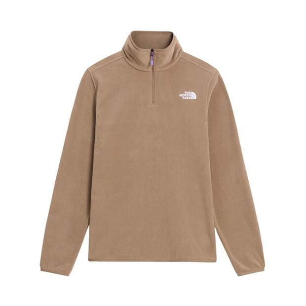 Garnet - The North Face - 100 Glacier 1/4 Zip Fleece Womens