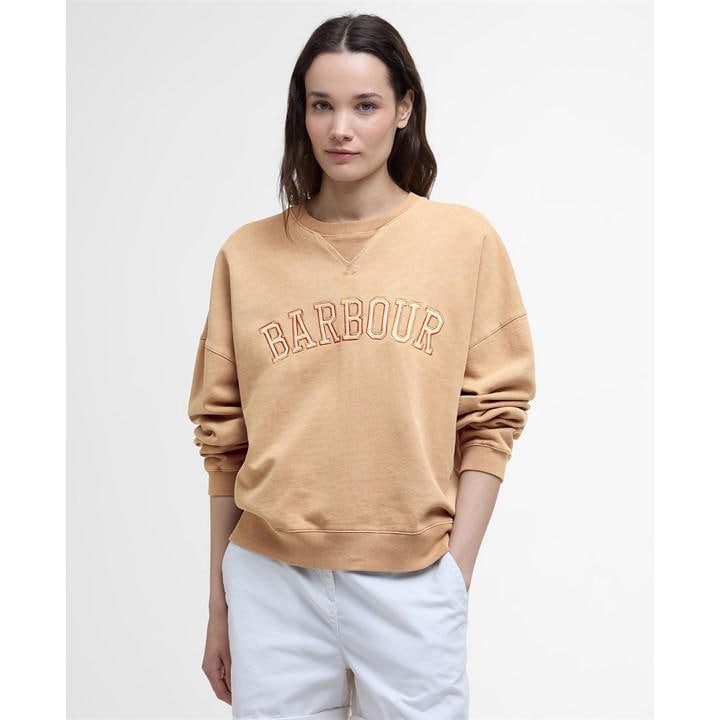 Barbour Women's Beige Millie Jumper in Size 12, Sports Direct