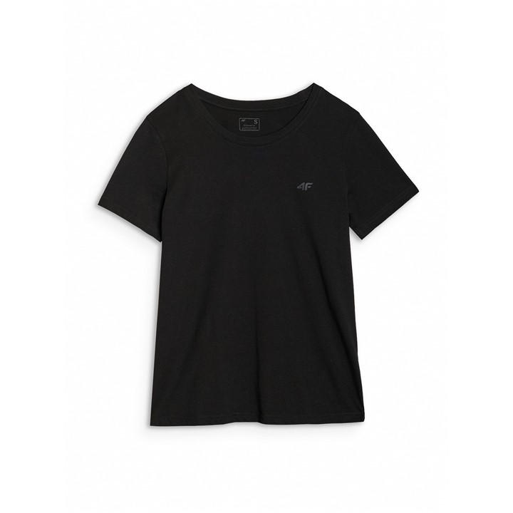 4F Women's Black T-Shirt in Size 8, Sports Direct