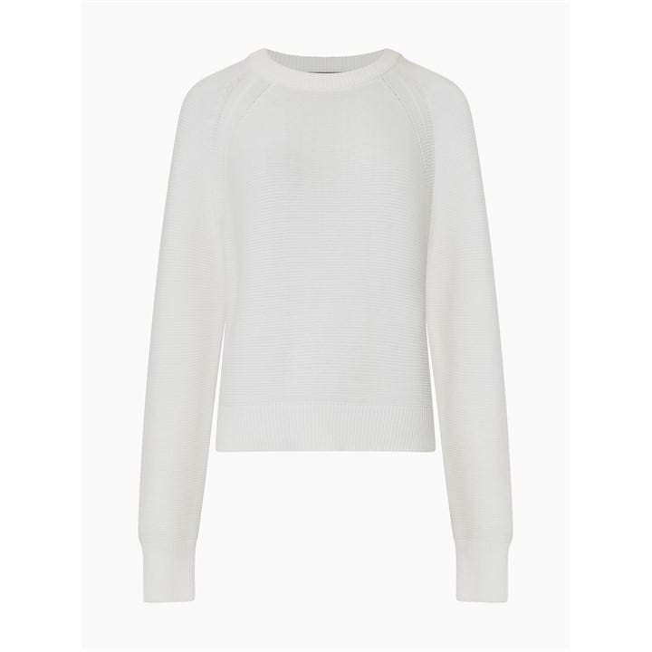 French Connection Women's White Lily Mozart Jumper in Size 6, Sports Direct