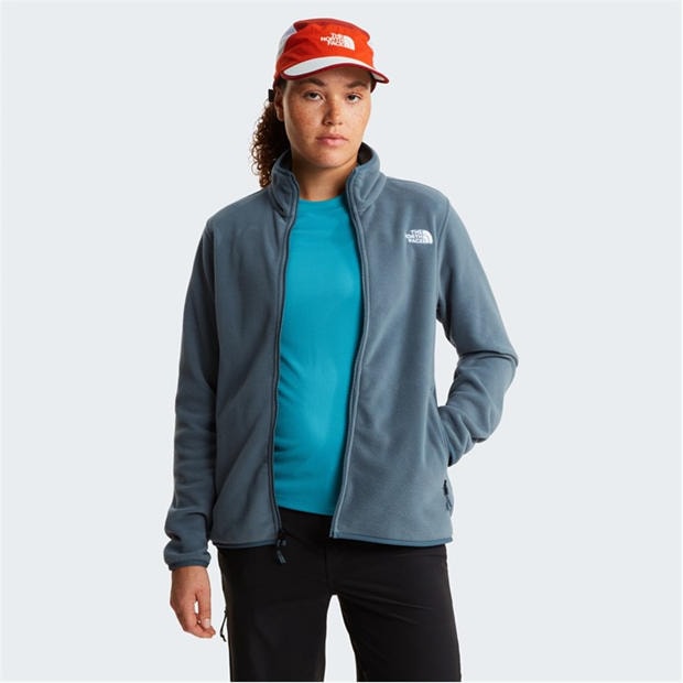Granite Grey - The North Face - 100 Glacier Full-Zip Fleece Womens