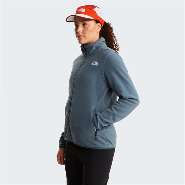 Granite Grey - The North Face - 100 Glacier Full-Zip Fleece Womens