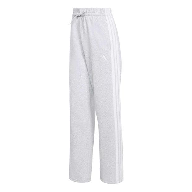 Grey - adidas - Essentials Wide Leg Fleece Pant Womens