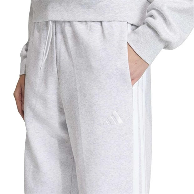 Grey - adidas - Essentials Wide Leg Fleece Pant Womens