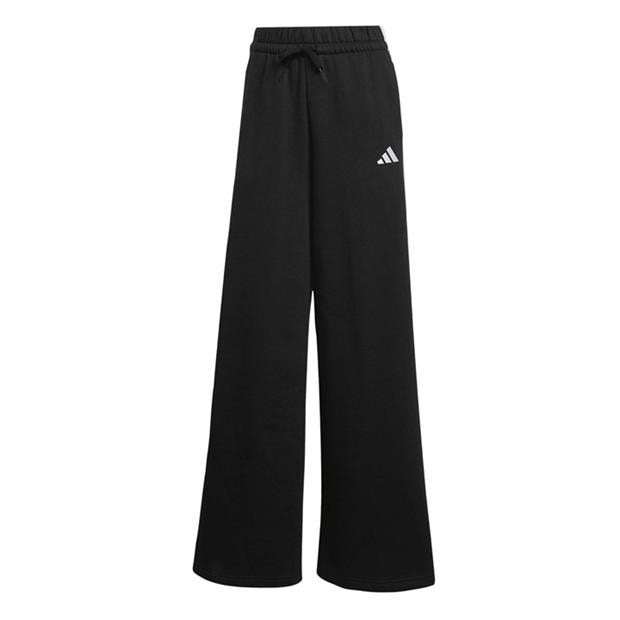 Black - adidas - Essentials Wide Leg Fleece Pant Womens