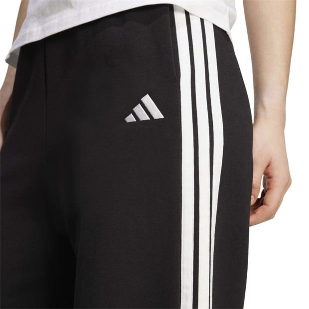 Black - adidas - Essentials Wide Leg Fleece Pant Womens