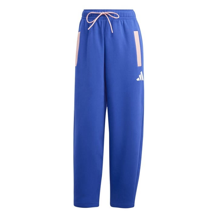 Adidas Women's Blue Open Hem Tracksuit Joggers in Size XS, Sports Direct
