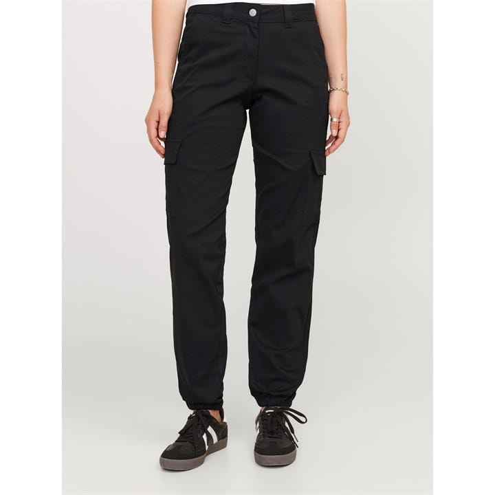 Jjxx Women's Black Kendal Cargo Trouser in Size 8, Sports Direct