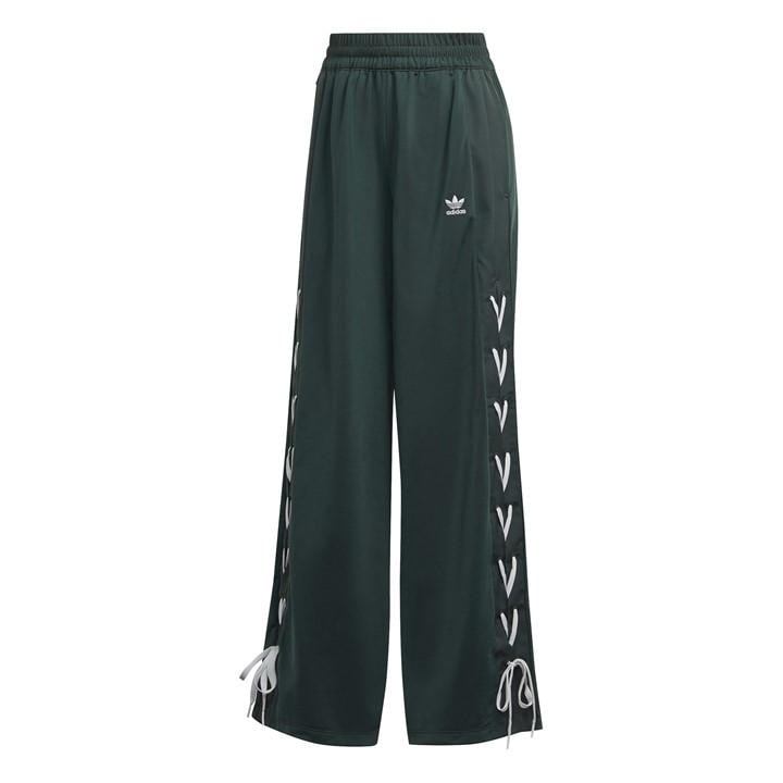 Adidas Originals Women's Grey Wide Leg Open Hem Woven Tracksuit Joggers in Size 18, Sports Direct