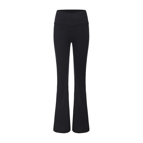 LA Gear - LA Gear Crossover-Waist Flared Leggings Womens