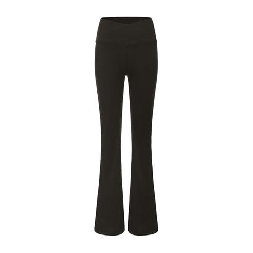 LA Gear - LA Gear Crossover-Waist Flared Leggings Womens