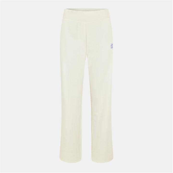 Jack Wills Women's White Open Hem Fleece Joggers in Size 14, Sports Direct