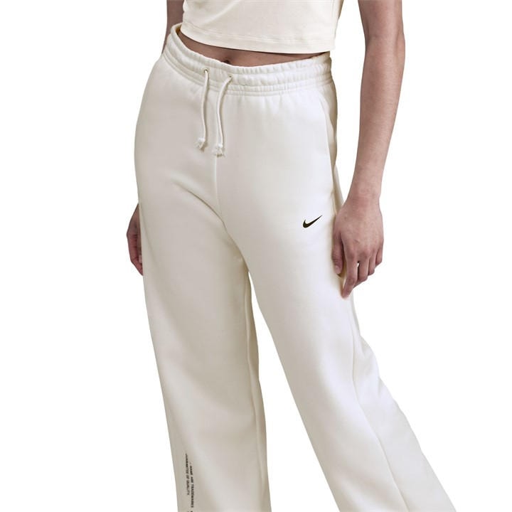 Nike Women's Cream Classic+ Fleece Wide Leg Joggers in Size 12, Sports Direct