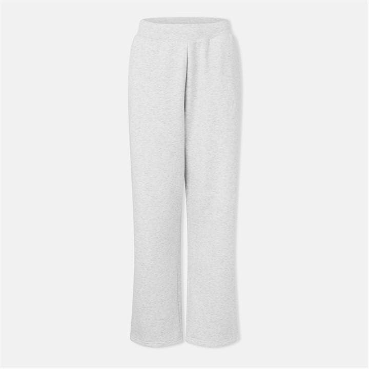 Usa Pro Women's Ice Grey Marl Heathered Wide Leg Fleece Sweatpants - 16 (44) - Image 3