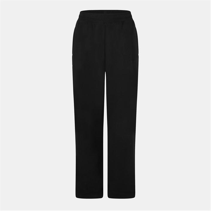 Usa Pro Women's Black Open Hem Fleece Joggers in Size 12, Sports Direct