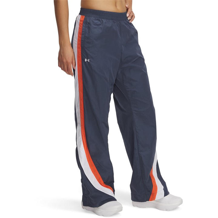 Under Armour Women's Grey Icon Crinkle Tear Joggers in Size 8, Sports Direct