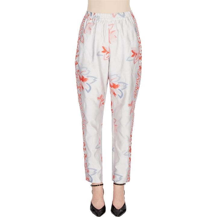 Emporio Armani Women's  Floral Tapered Trousers in Size 14, Sports Direct