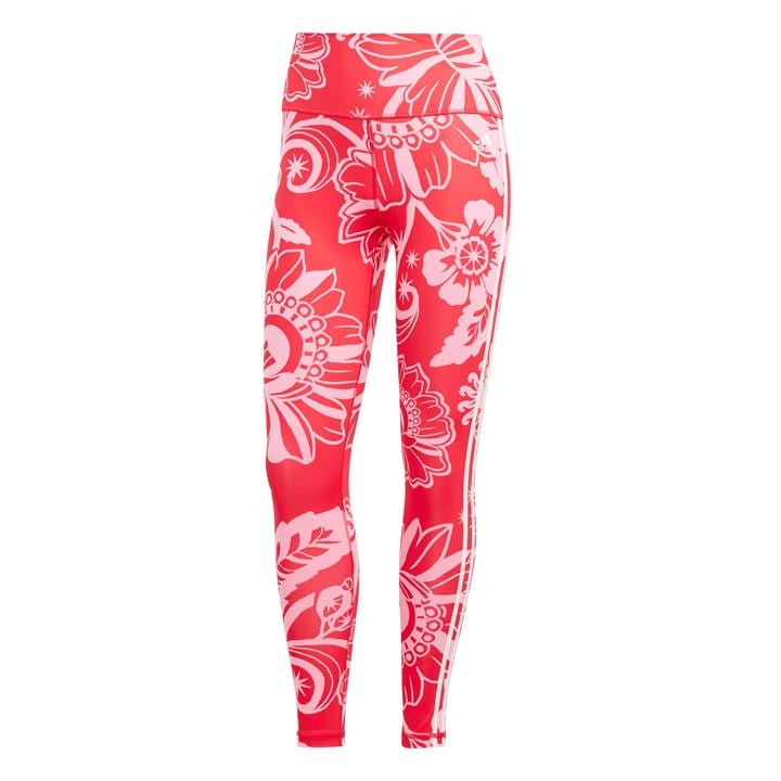 Adidas Women's Red Farm Leggings in Size M, Sports Direct