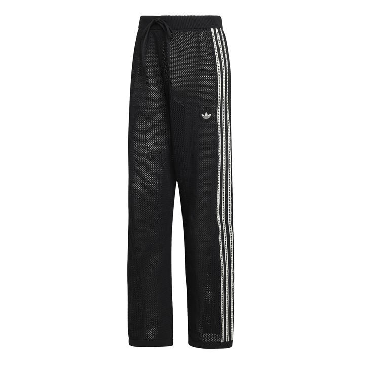 Adidas Originals Women's Black Open Hem Jersey Jogging Bottoms in Size 10, Sports Direct