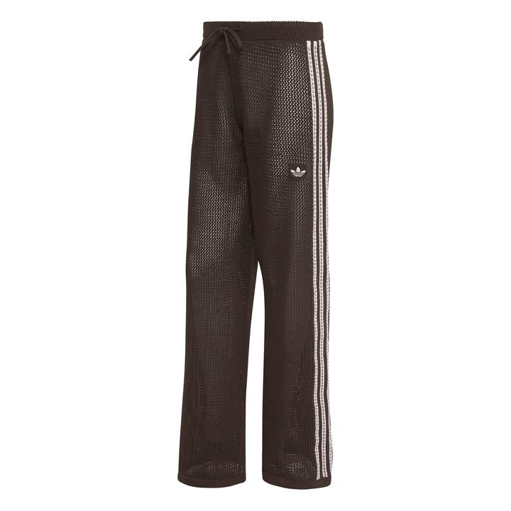 Adidas Originals Women's Brown Open Hem Jersey Jogging Bottoms in Size 8, Sports Direct