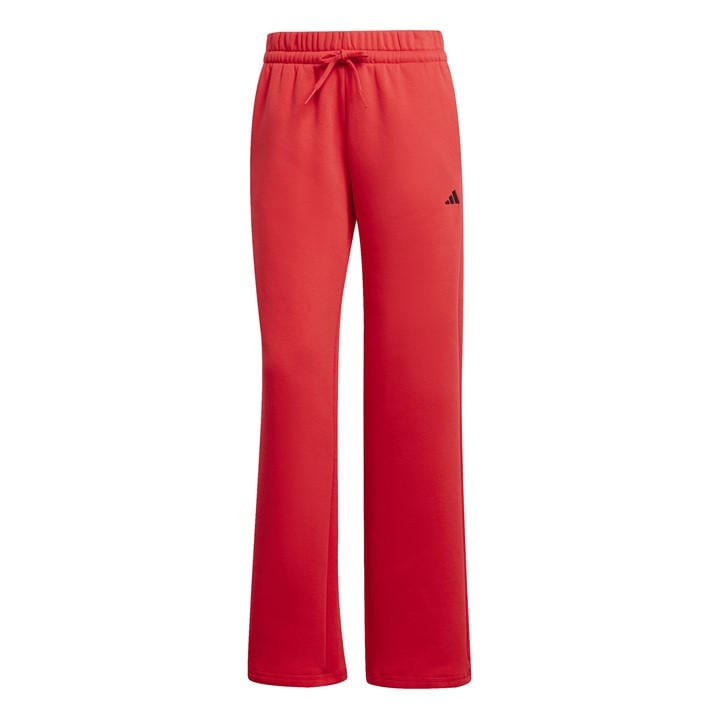 Adidas Women's Red Open Hem Fleece Joggers in Size M, Sports Direct
