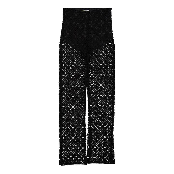 Off White Women's Black Knitted Trousers in Size 8, Sports Direct