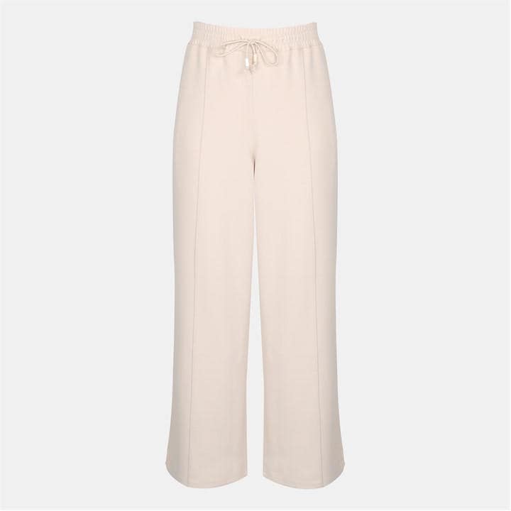 Biba Women's Neutral Logo Open Hem Fleece Joggers in Size 12, Sports Direct