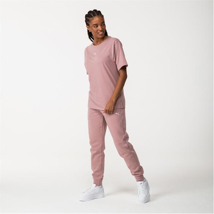 Puma Women's Pink Essential Jogging Bottoms in Size 8, Sports Direct