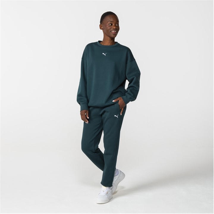 Puma Women's Green Essential Jogging Bottoms in Size 10, Sports Direct