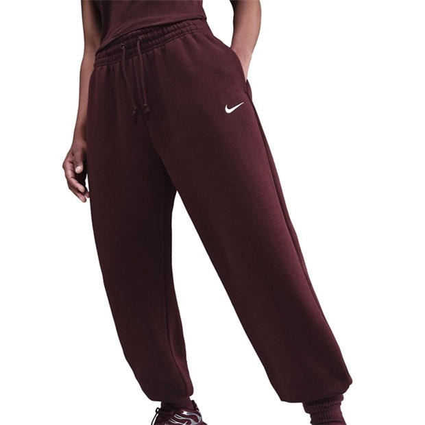Burgundy Crush - Nike - Phoenix Fleece Joggers Womens