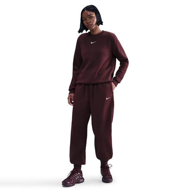 Burgundy Crush - Nike - Phoenix Fleece Joggers Womens