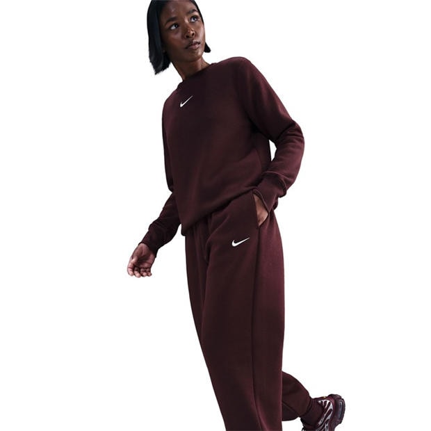 Burgundy Crush - Nike - Phoenix Fleece Joggers Womens
