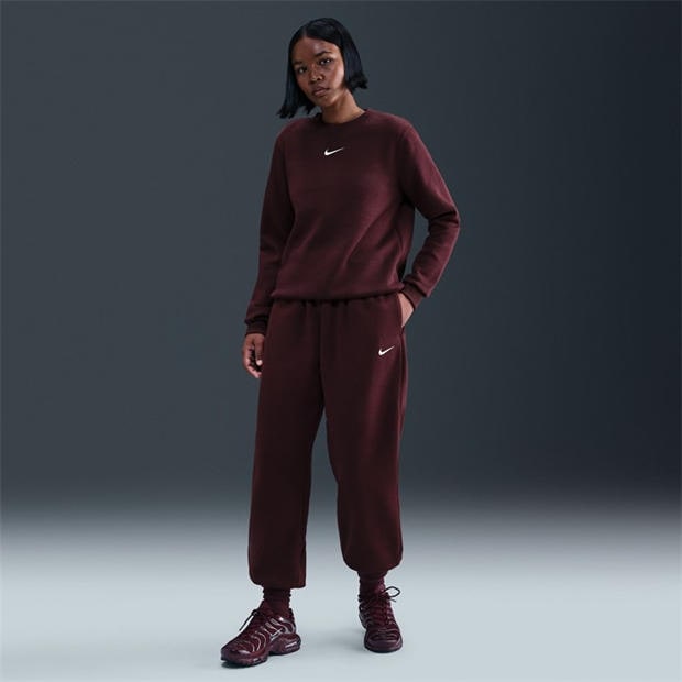Burgundy Crush - Nike - Phoenix Fleece Joggers Womens