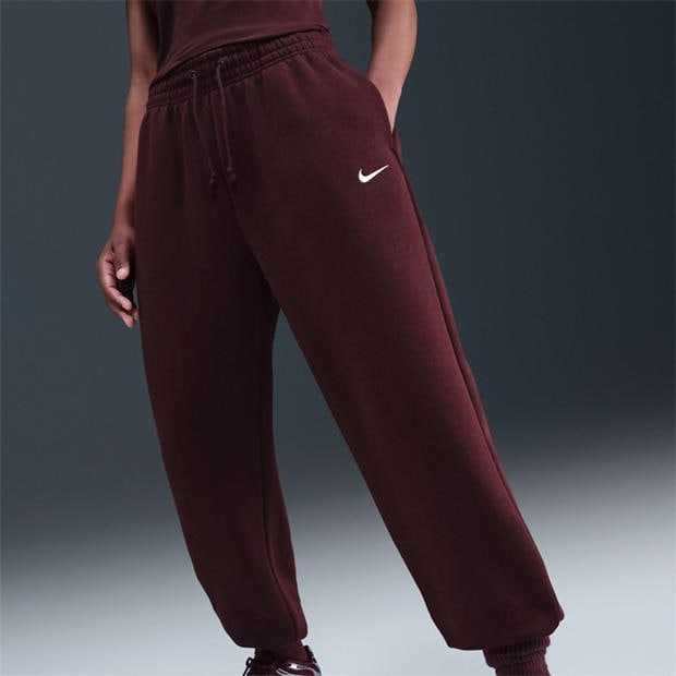 Burgundy Crush - Nike - Phoenix Fleece Joggers Womens