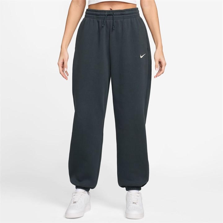 Nike Women's Green Phoenix Fleece Joggers in Size 10, Sports Direct