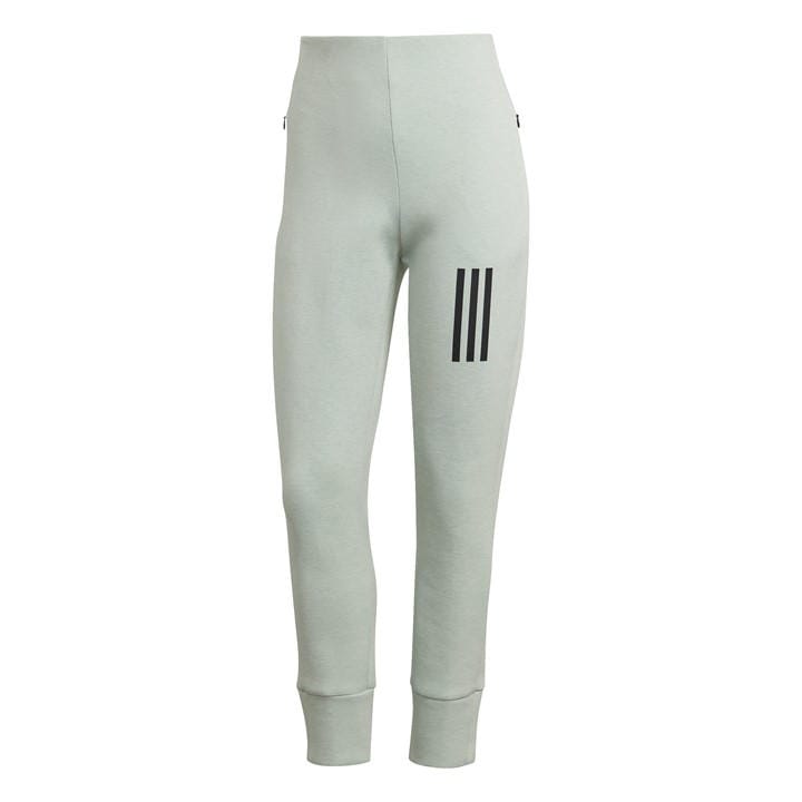 Adidas Women's Grey Mission Victory Slim-Fit High-Waist Tracksuit Bottoms in Size 2XS, Sports Direct